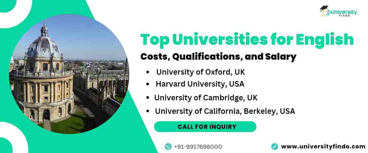 Top Universities for English in 2023: Costs, Qualifications, and Salary