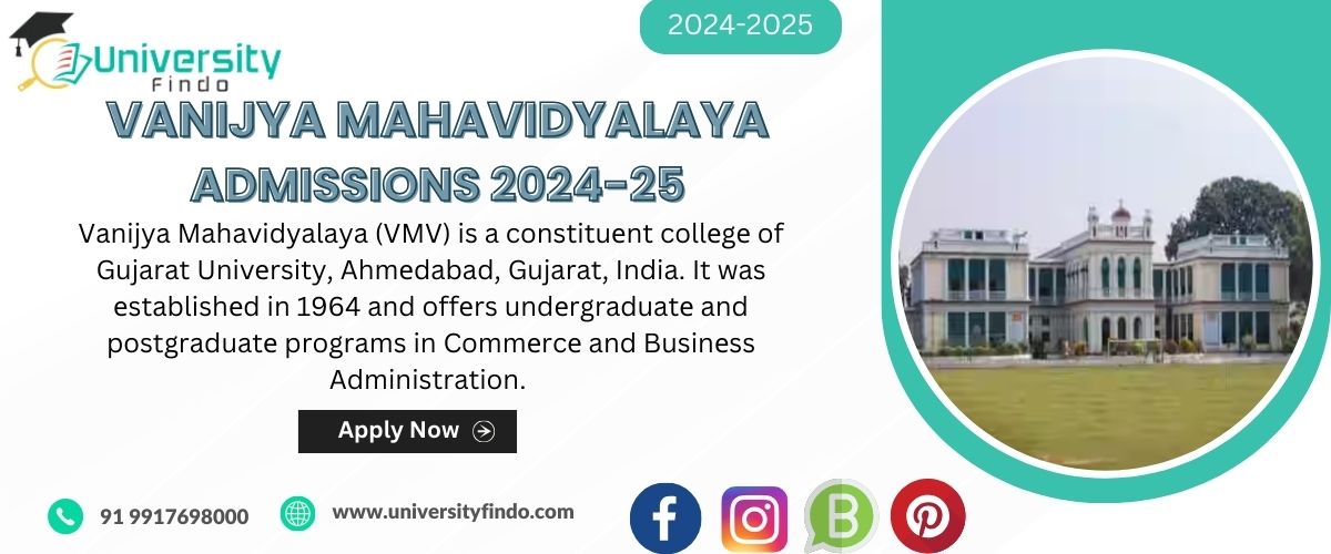Vanijya Mahavidyalaya Admission Fees, Dates 2024-25